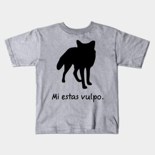 Mi estas vulpo Kids T-Shirt